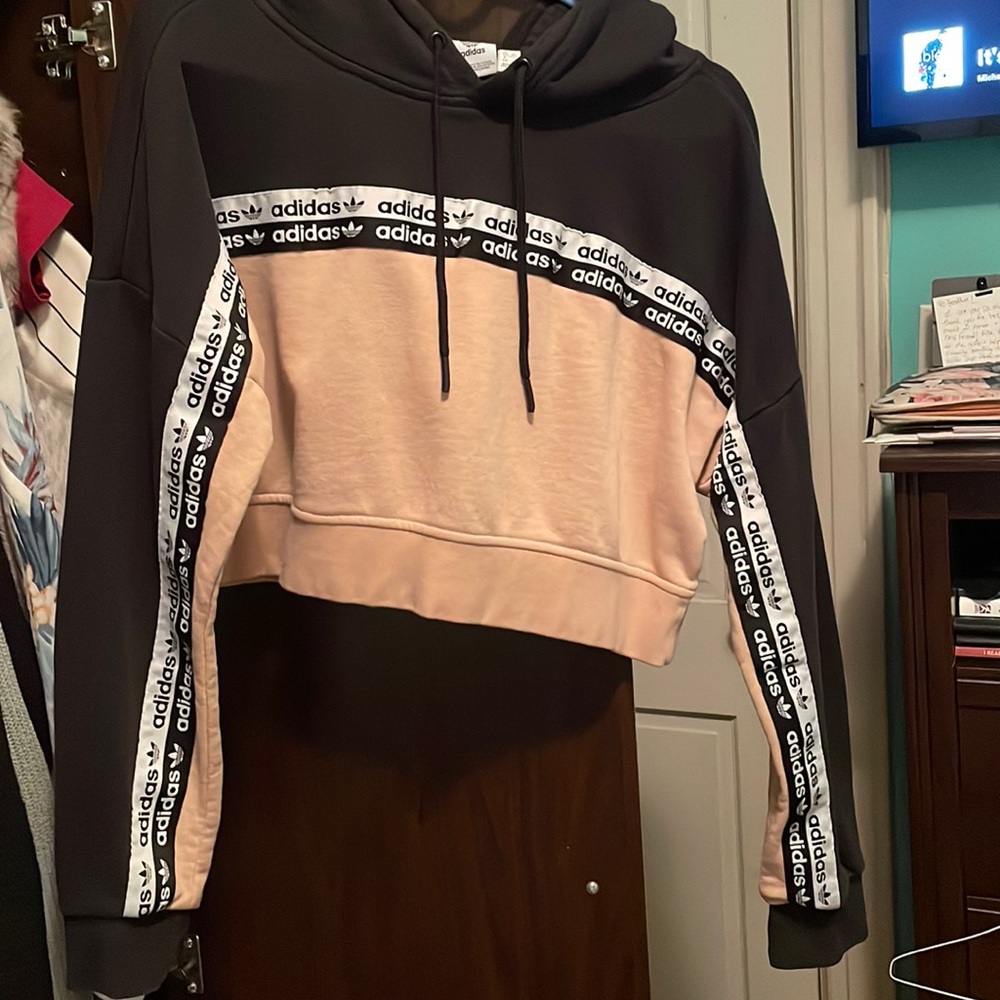 Adidas cropped hoodie